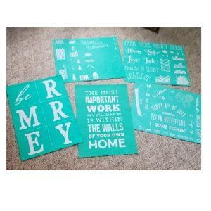 Chalk Couture transfer lot x5 ~ Size E ~ 18" x 24" ~ NWOP